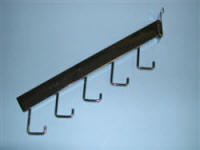 Waterfall Rectangular Tube 5 Hook For Slatwall
