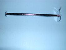 Faceout Round Tube 12" With Disc For Slatwall
