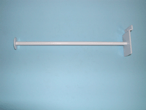 Faceout Round Tube 12" With Disc For Slatwall