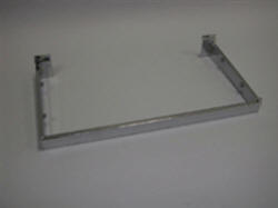 "C" Rail Rectangular Tube 12" Deep X 24" Long For Slatwall