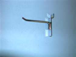 Hook 4" For Slatwall With 30 Degree Tip