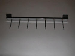 Slatwall Belt/Tie Display Flush Mount