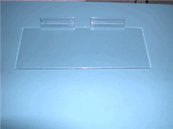 Slatwall Shelf 4" Deep X 10" Long Injection Molded