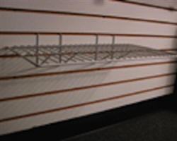24"L X 14"D Slatwall/Gridwall Shelf No Lip