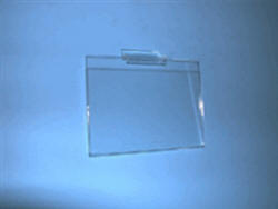 Slatwall Plexi Card Holder 3-1/2" X 5-1/2"
