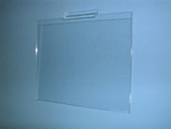 Slatwall Plexi Card Holder 8-1/2" X 11"